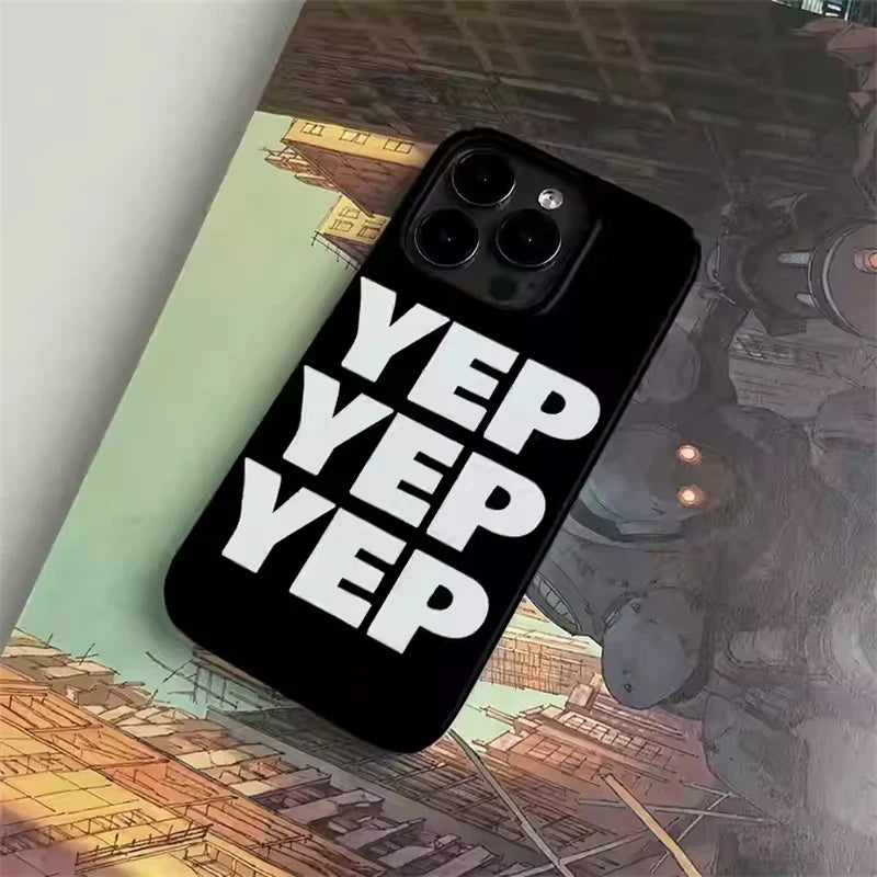 Luxury Personalized Art Black And White Letters Phone Case