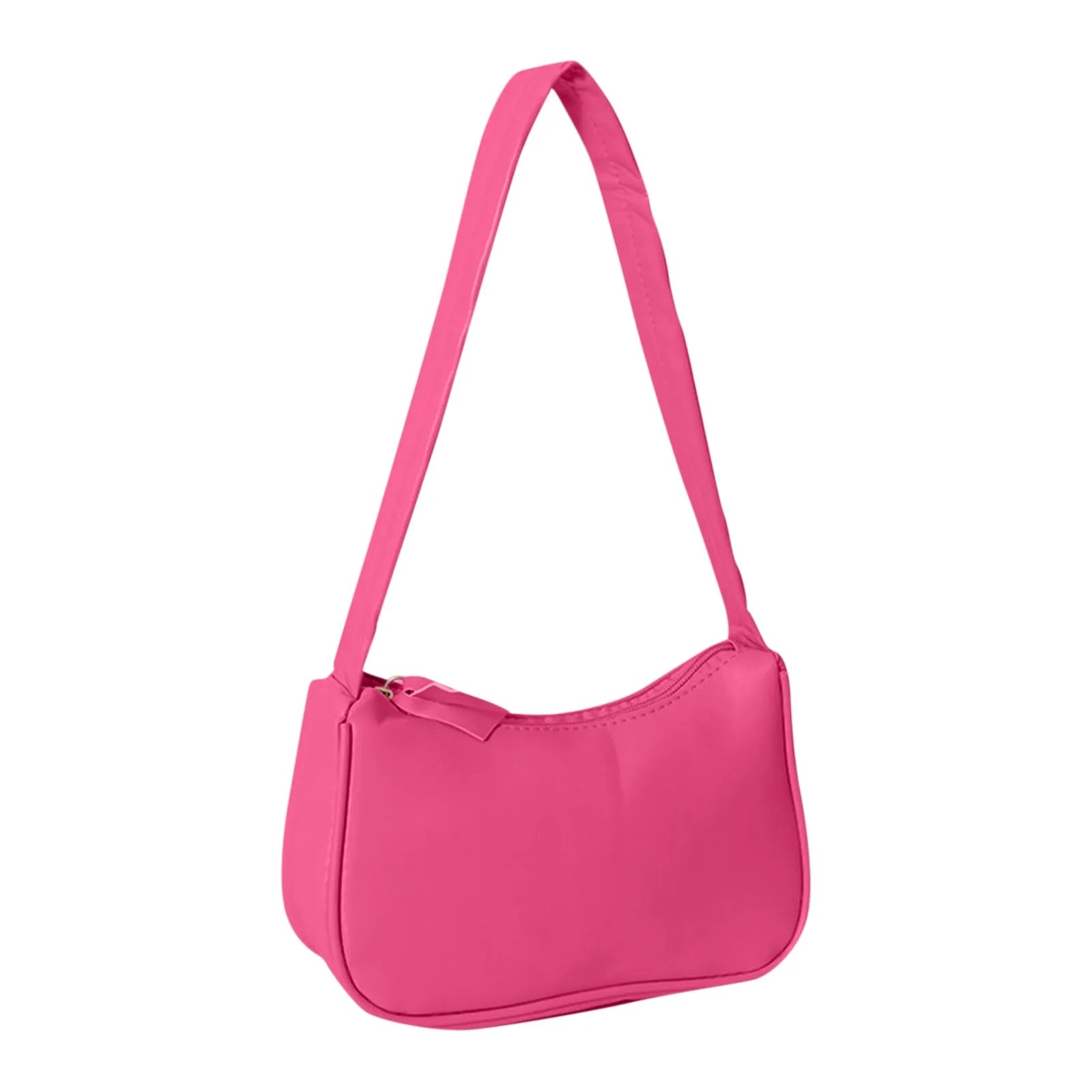 Retro Women's Solid Color Zipper Phone Bag | Hand Bag, Shoulder Bag & Armpit Bag (Mochilas Para Mujer, Mochila Y2k)