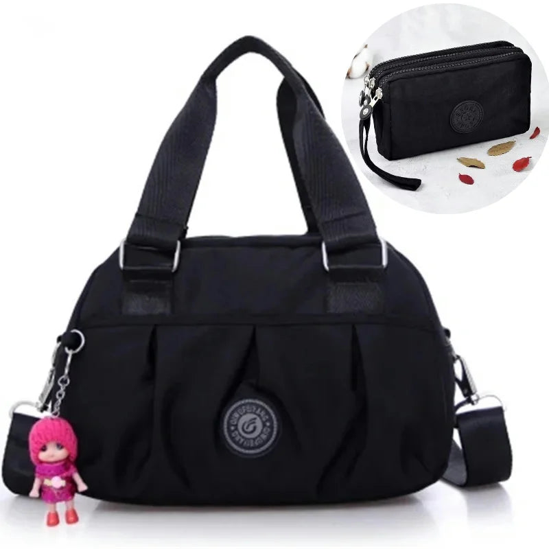 Crossbody Bags for Women | Simple Canvas Square Waterproof Bag & Designer Luxury Women's Bag (Fashion Female Handbags)