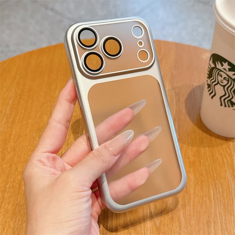 Luxury Solid Colors Frosted Translucent Phone Case For iPhone