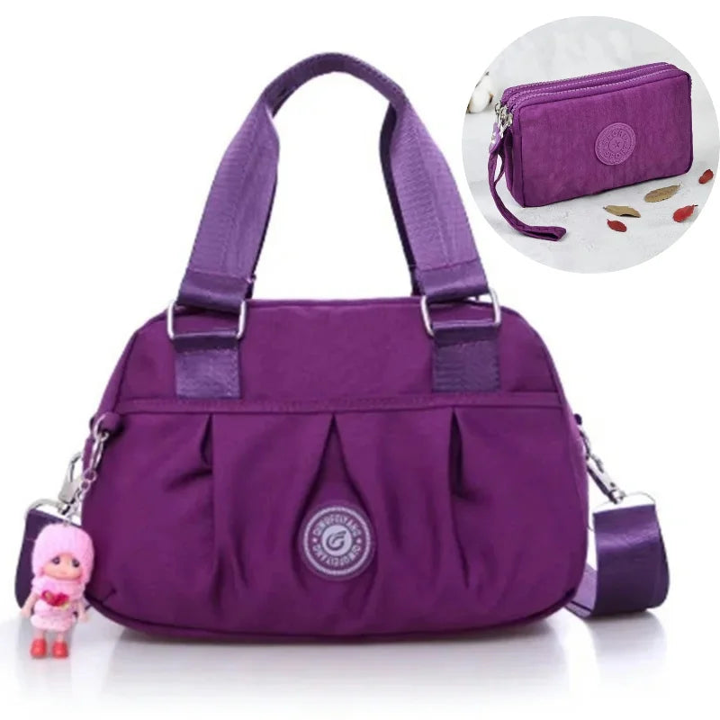 Crossbody Bags for Women | Simple Canvas Square Waterproof Bag & Designer Luxury Women's Bag (Fashion Female Handbags)