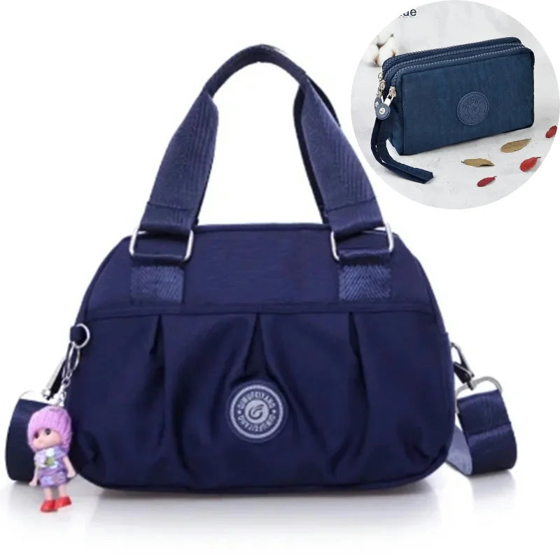 Crossbody Bags for Women | Simple Canvas Square Waterproof Bag & Designer Luxury Women's Bag (Fashion Female Handbags)