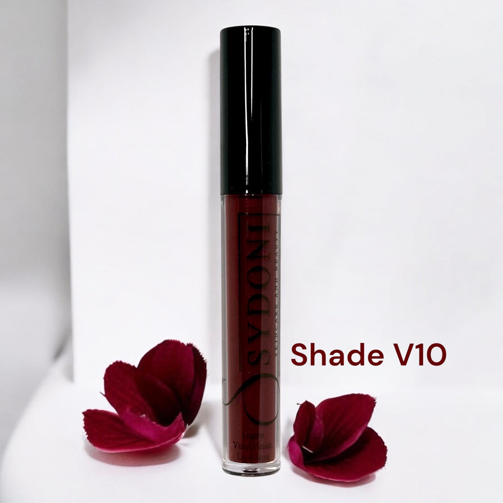 SHADE V10 LUSTRE VINYL FINISH LIPGLOSS - Deep Rich Plum