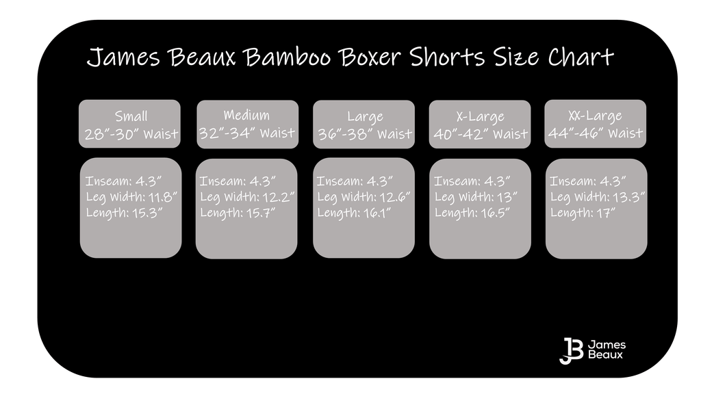 Boxer Shorts for Men Gray Bamboo Boxer Shorts by James Beaux
