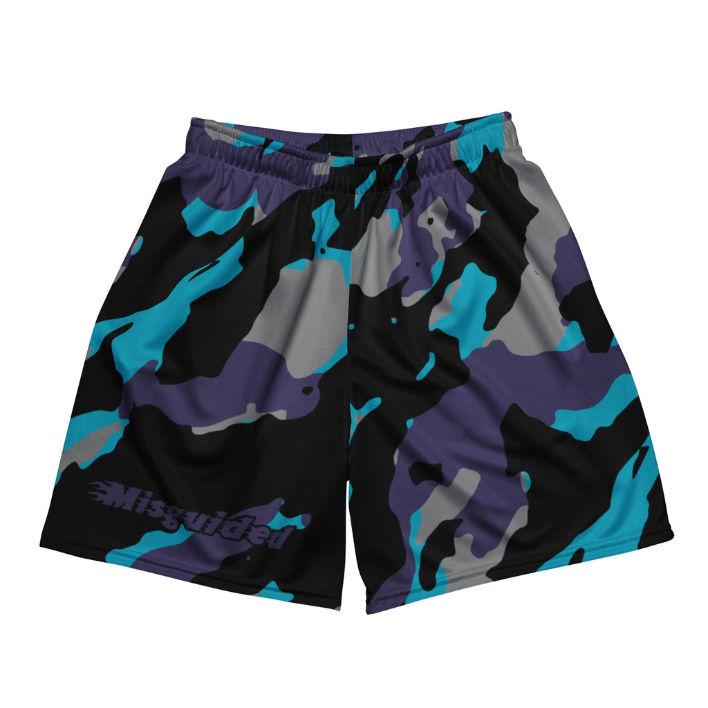 Misguided Camo (Air Jordan 8 Aqua) Mesh Shorts
