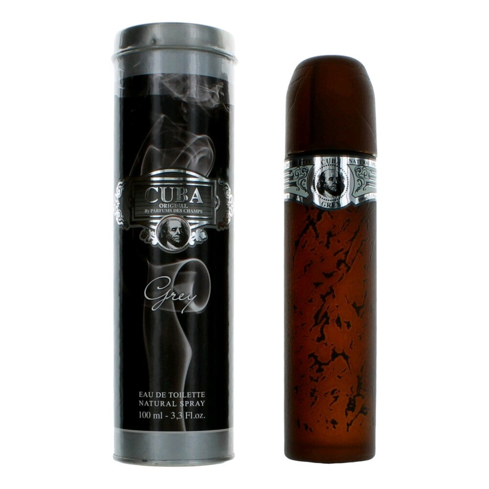 Cuba Grey, 3.3 oz Eau De Toilette Spray for Men