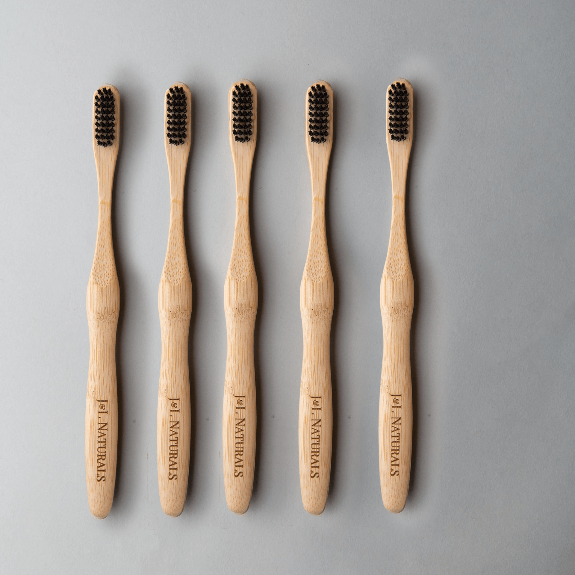 Bamboo Toothbrush Bundle - 5-Pack for Eco-Friendly Oral Care