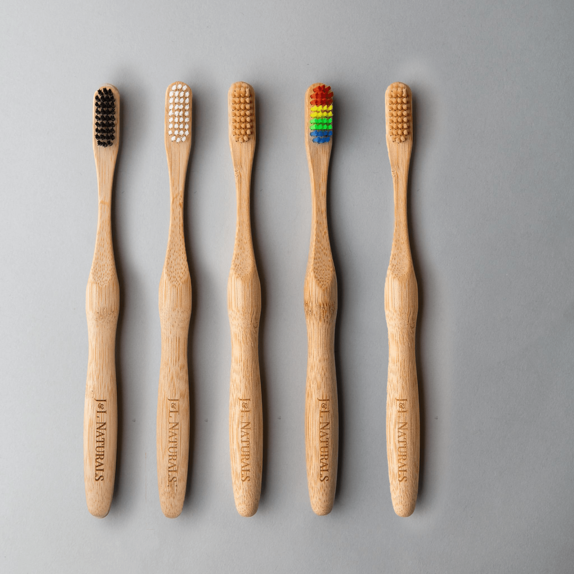 Bamboo Toothbrush Bundle - 5-Pack for Eco-Friendly Oral Care