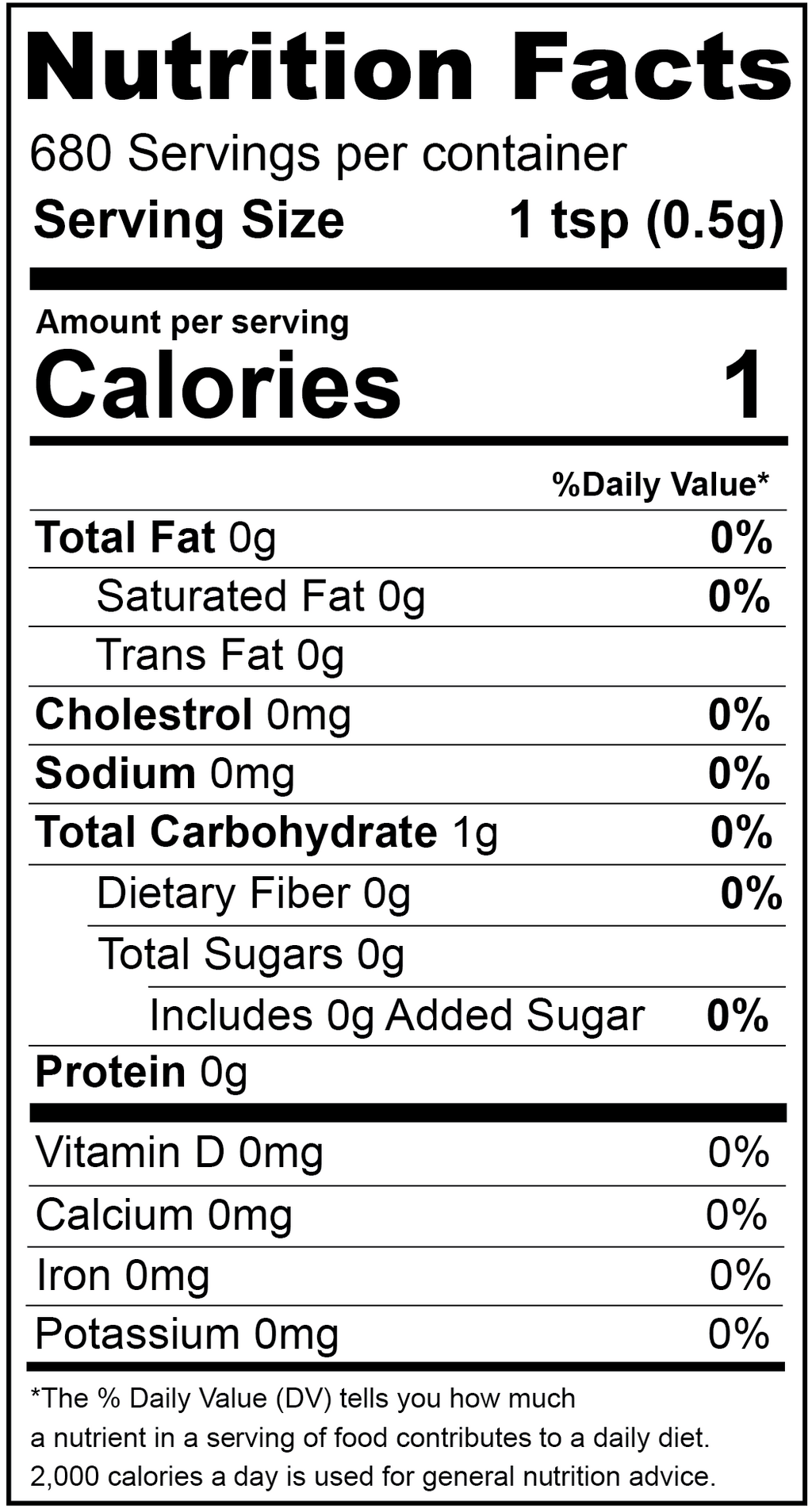Stevia Extract Powder, White, Organic