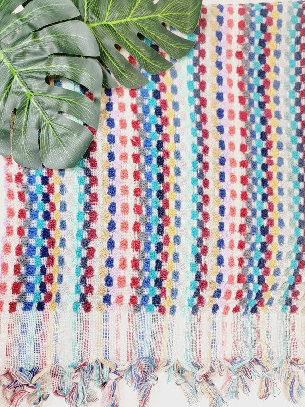 Bath Towels, Organic Turkish Cotton Pom Pom Towels