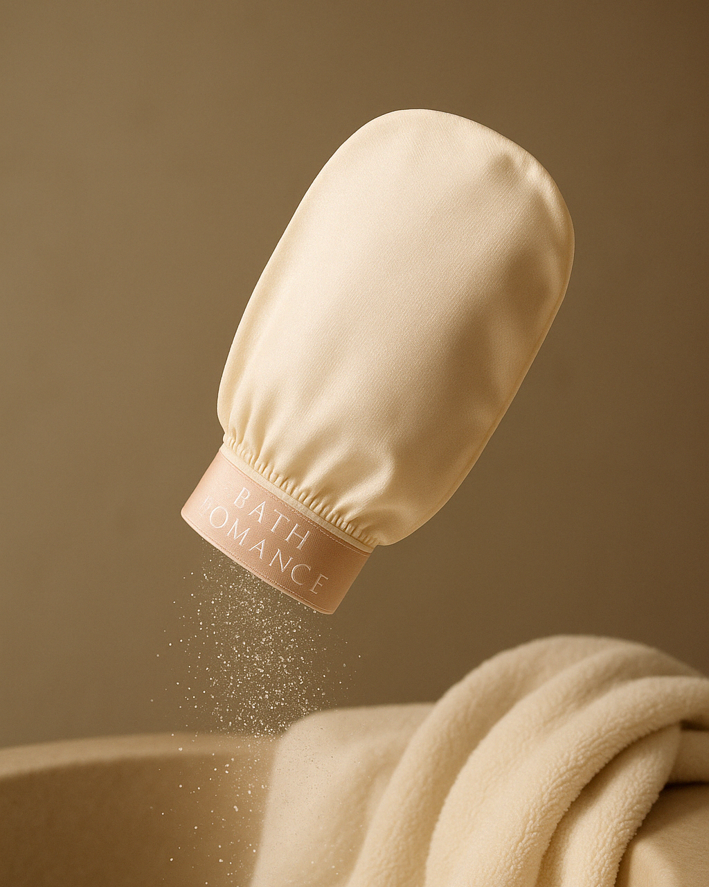 exfoliating silk bath glove