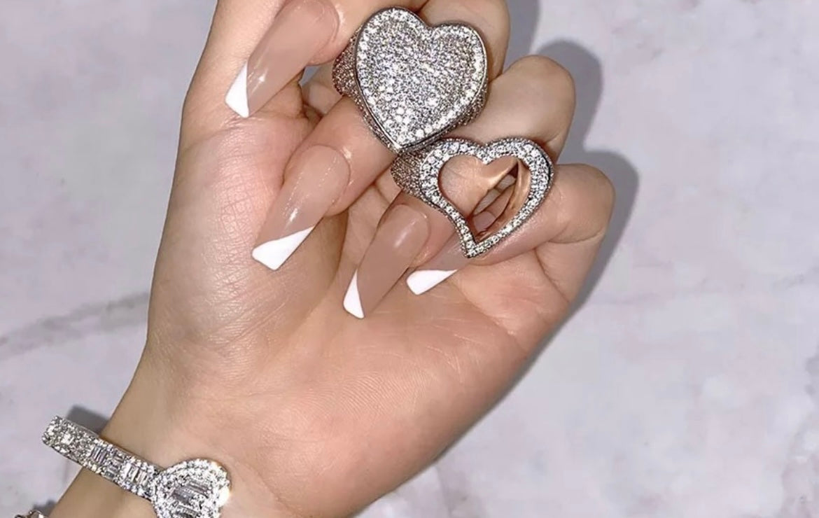 Heart Swirl Ring