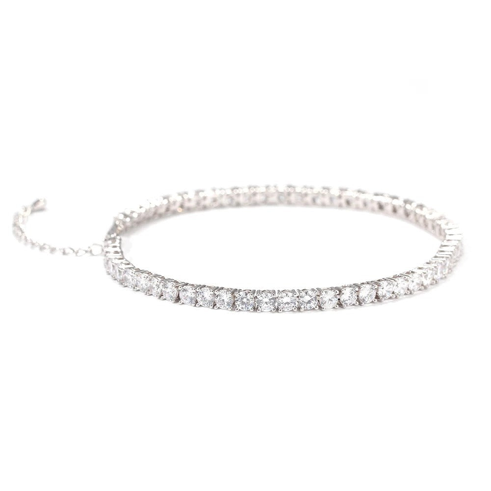 Adjustable Tennis Anklet | 4MM