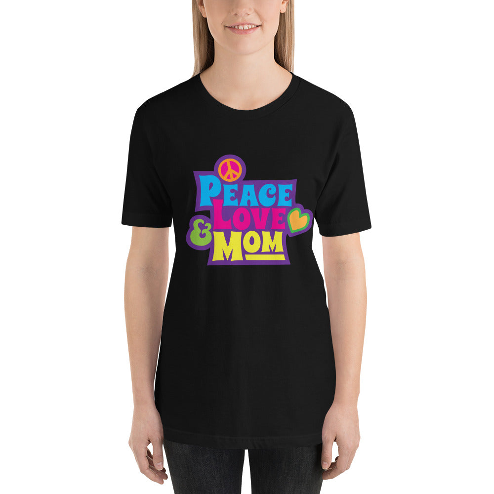 Peace, Love, & Mom Tee