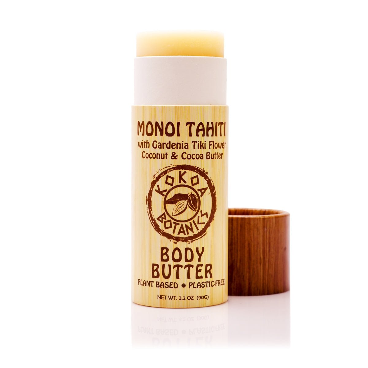Monoi Tahiti - Body Butter with Gardinia Tiki Flower - Plastic Free 2.75 oz