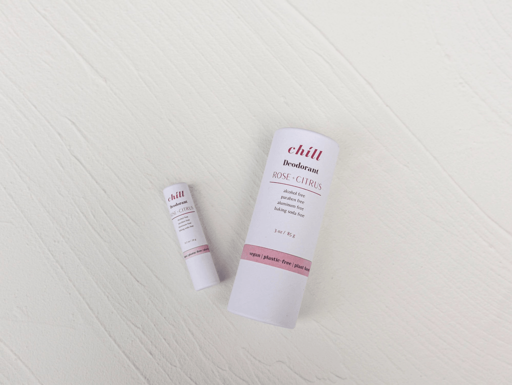 Natural Deodorant Stick - Rose & Citrus