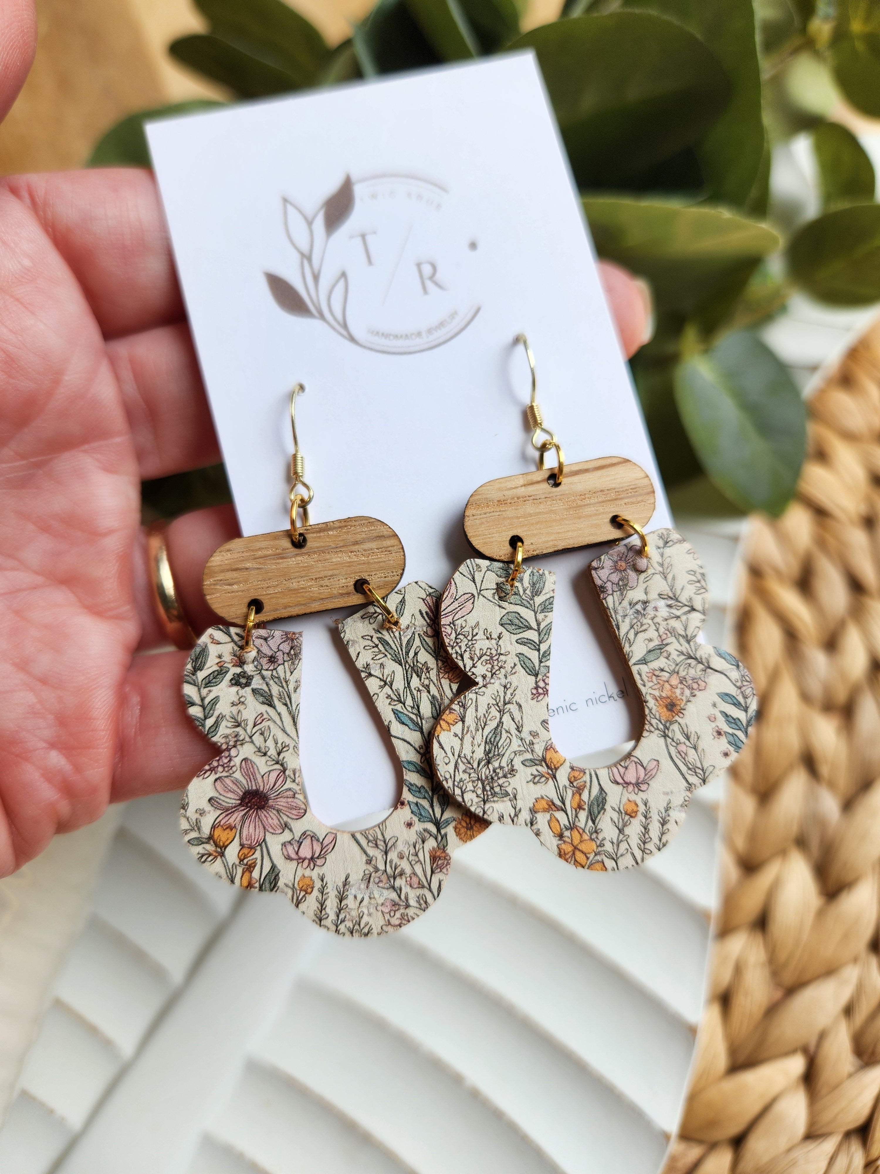 James|  Statement Leather Dangles