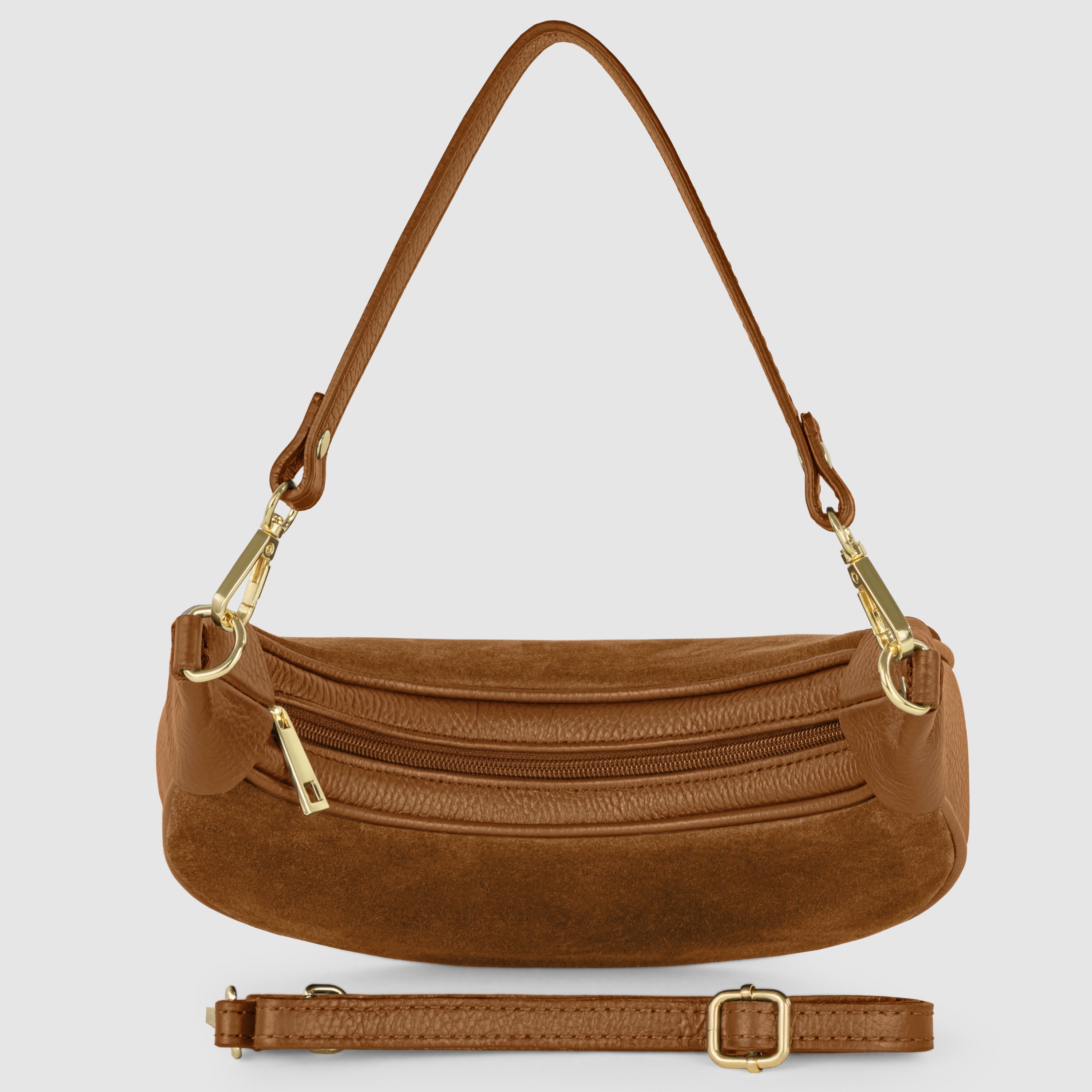 Suede Leather Shoulder Bag