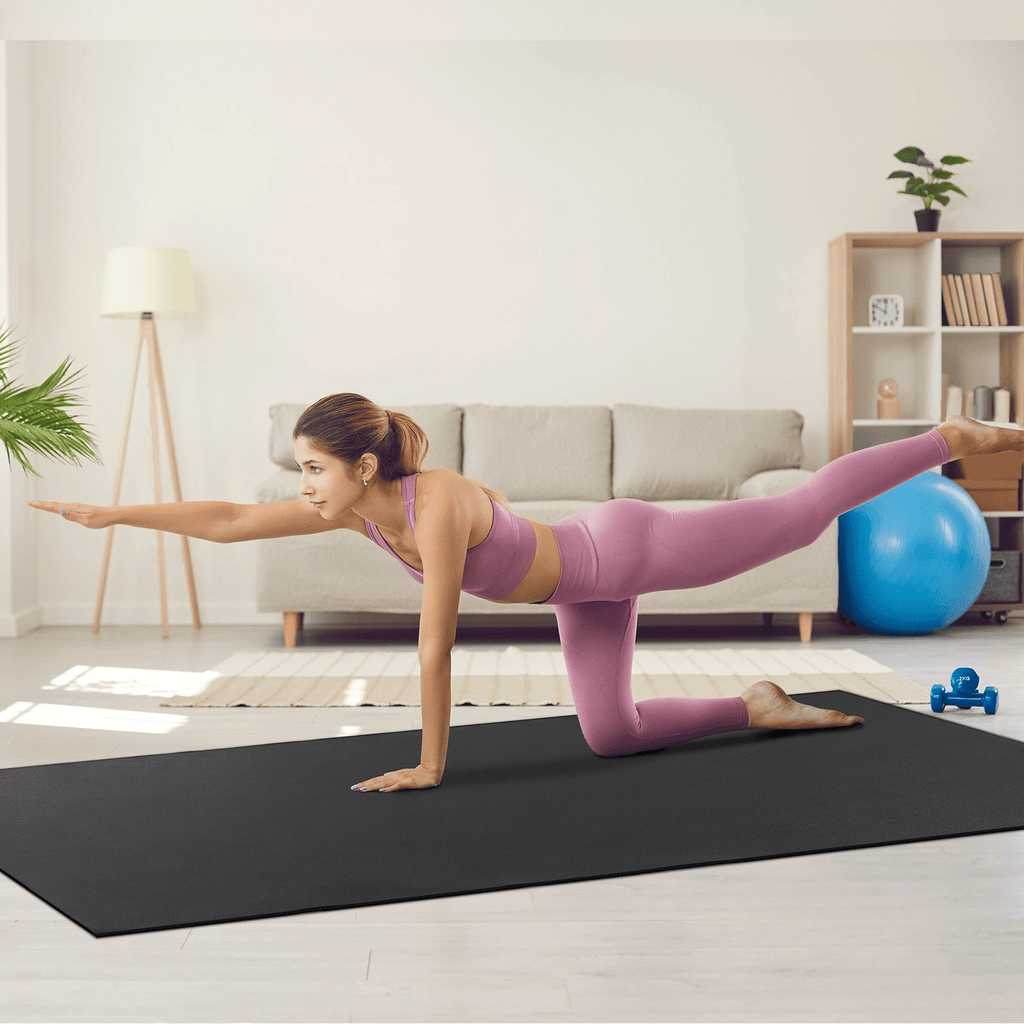 VEVOR Non-Slip High-Density Exercise Mat – Premium Comfort & Stability for Yoga & Fitness