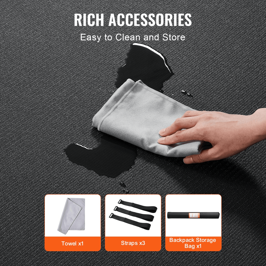 VEVOR Non-Slip High-Density Exercise Mat – Premium Comfort & Stability for Yoga & Fitness