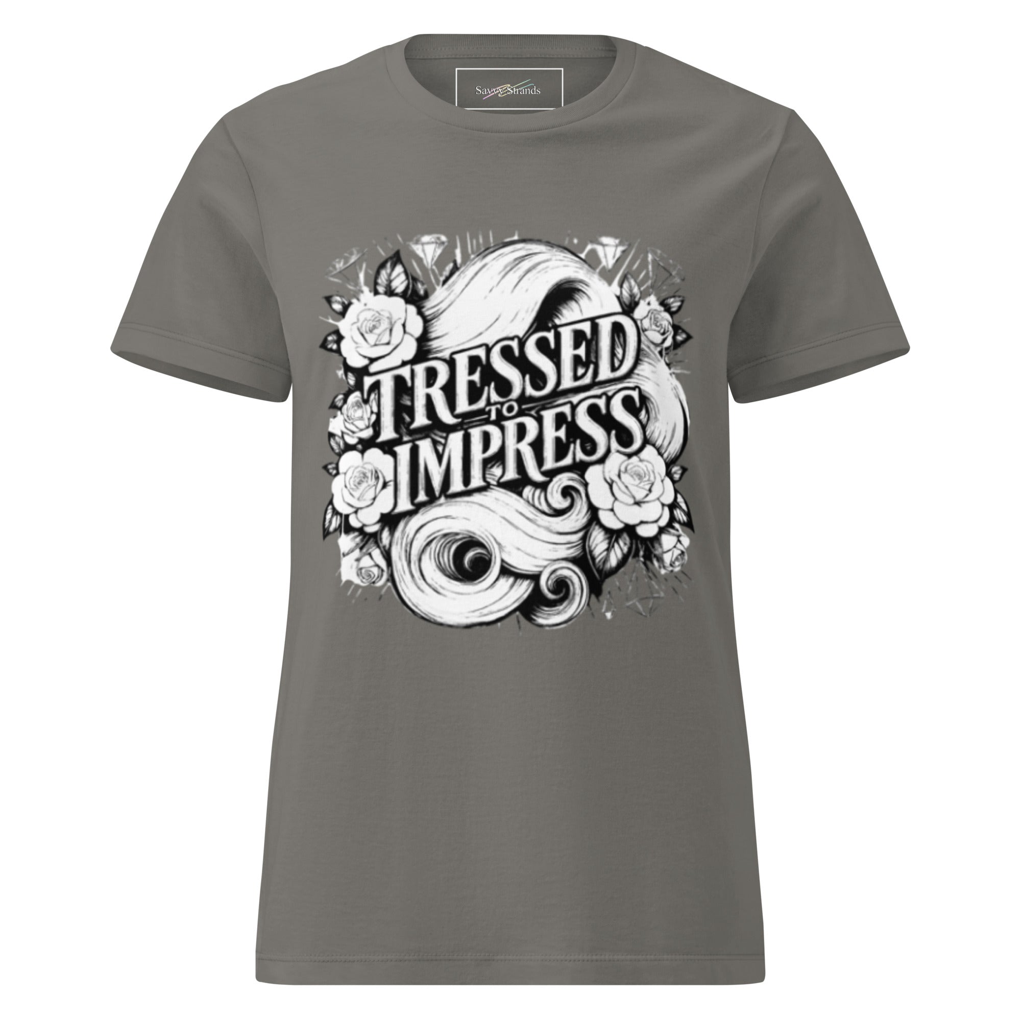 'Tressed to impress' Women’s basic softstyle t-shirt