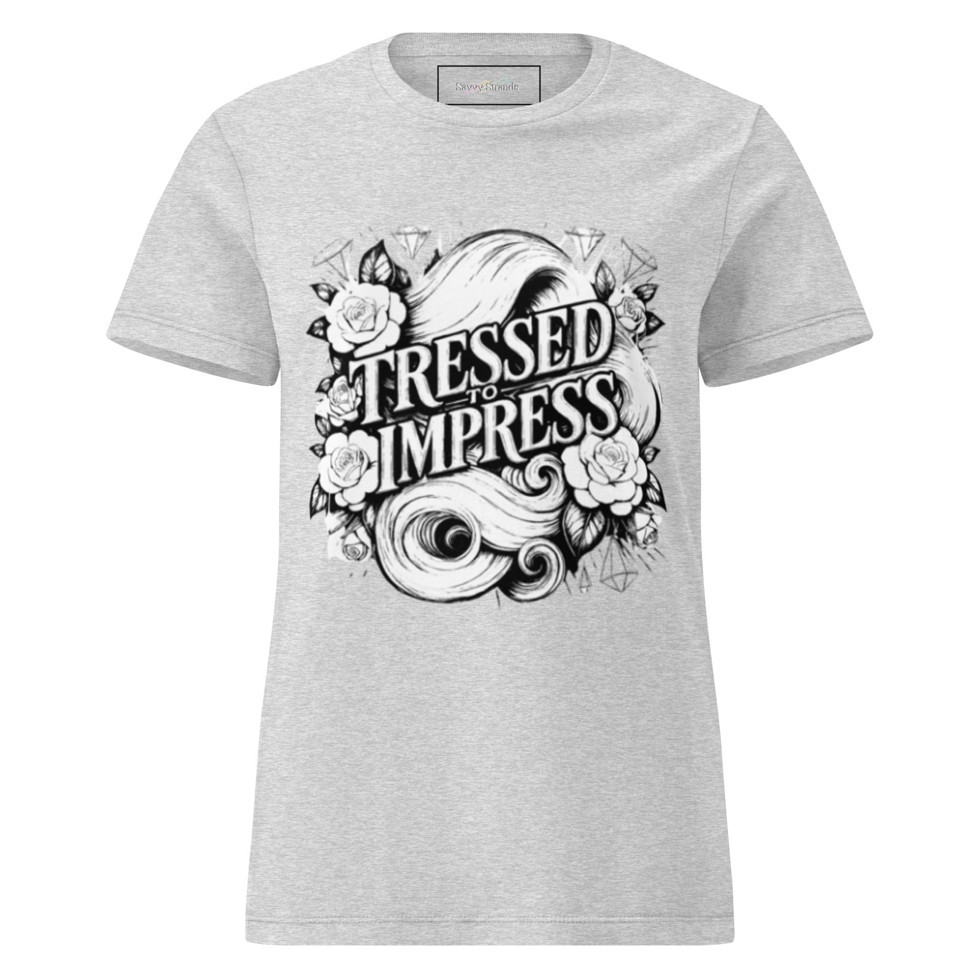 'Tressed to impress' Women’s basic softstyle t-shirt